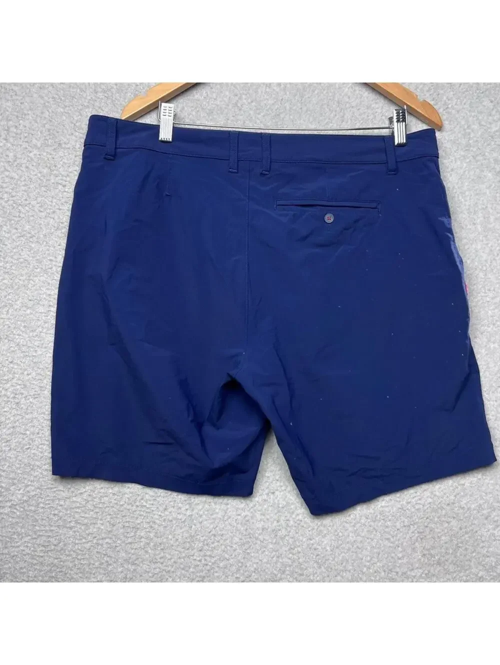Rhone Shorts Mens Size 35 Blue Commuter 9'' Performance Stretch Golf Chino